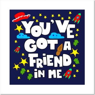 you ve got a friend in me with stars and toys Posters and Art